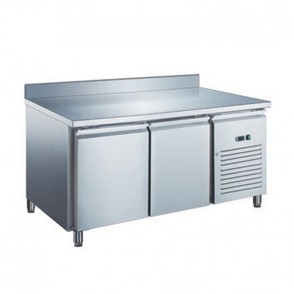 Table réfrigérée 2 portes inox positive - froid ventilé - GN1/1 P700