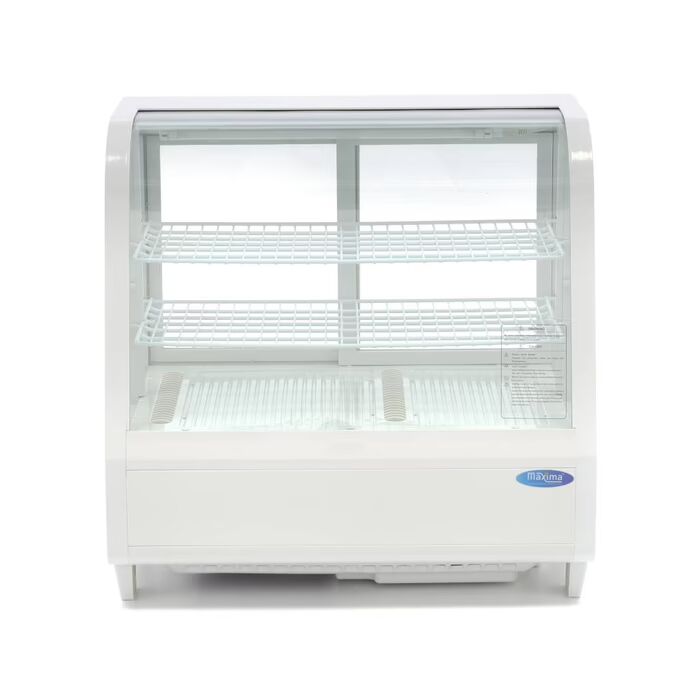 Vitrine à gâteaux - 100 L - 68 cm - blanc