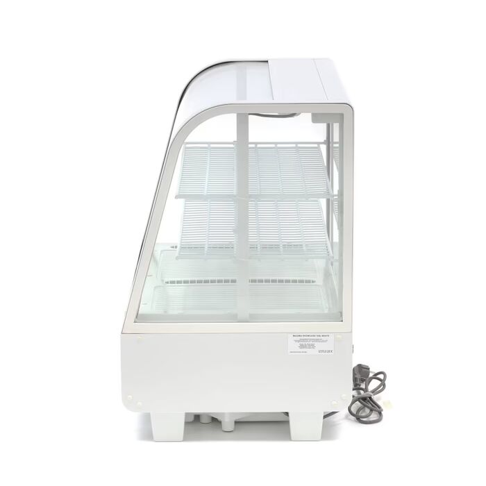 Vitrine à gâteaux - 100 L - 68 cm - blanc